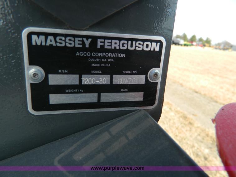 image for item H2317 2009 Massey-Ferguson 7200 head