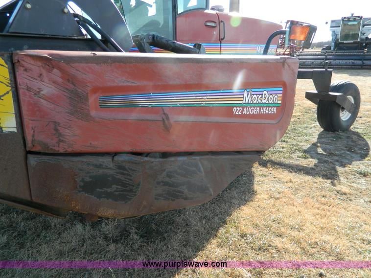 image for item H2318 2000 Mac Don 9350 self-propelled swather