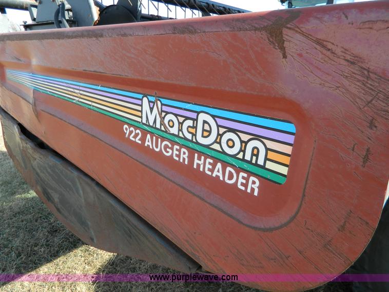 image for item H2318 2000 Mac Don 9350 self-propelled swather