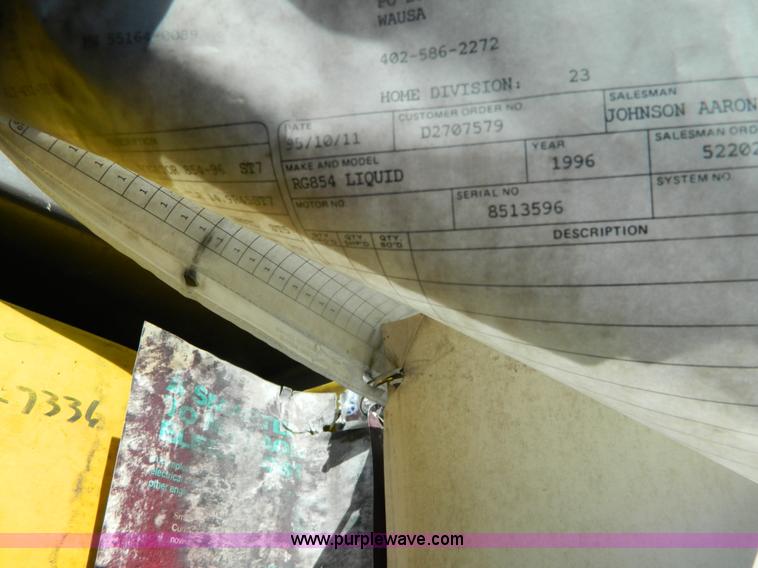 image for item H2320 1996 Ag-Chem RoGator 854 self-propelled sprayer