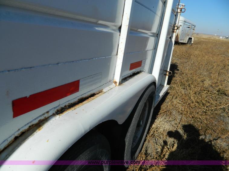 image for item H2341 1979 shop built gooseneck stock trailer