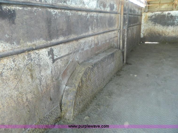 image for item H2341 1979 shop built gooseneck stock trailer