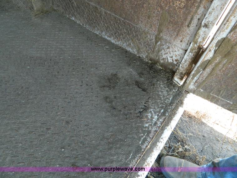 image for item H2341 1979 shop built gooseneck stock trailer