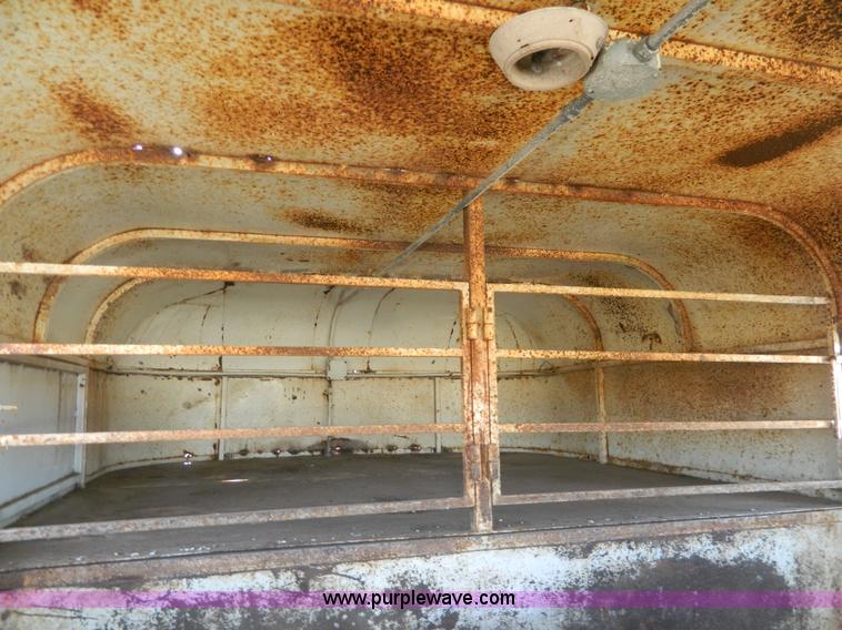 image for item H2341 1979 shop built gooseneck stock trailer