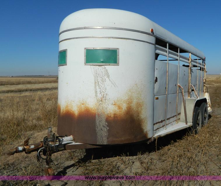 image for item H2342 1979 Hale stock trailer