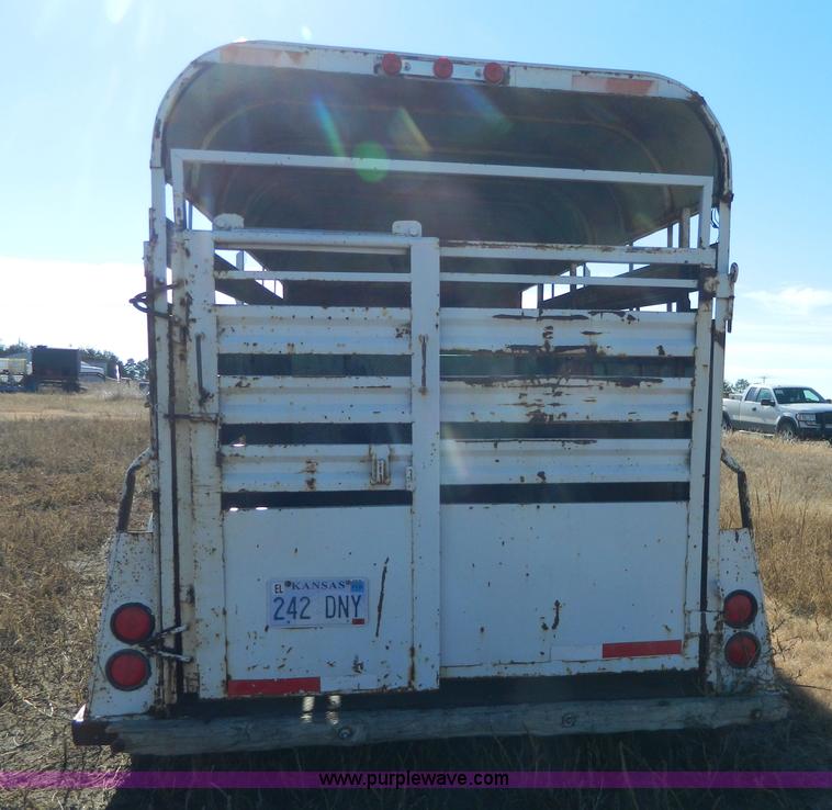 image for item H2342 1979 Hale stock trailer