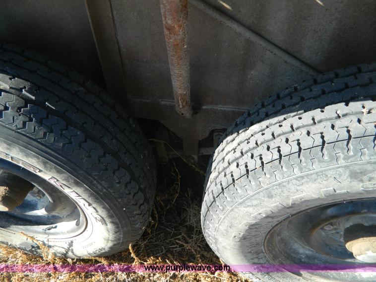 image for item H2342 1979 Hale stock trailer