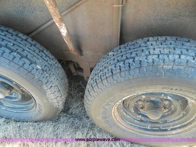 image for item H2342 1979 Hale stock trailer