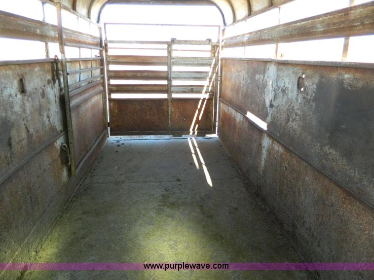 image for item H2342 1979 Hale stock trailer