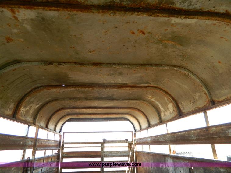 image for item H2342 1979 Hale stock trailer