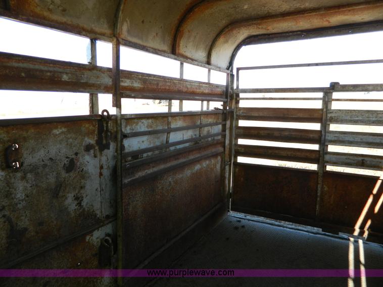 image for item H2342 1979 Hale stock trailer