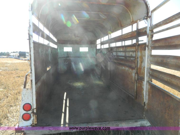 image for item H2342 1979 Hale stock trailer