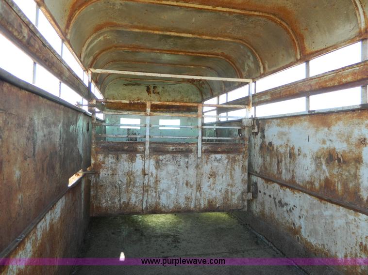 image for item H2342 1979 Hale stock trailer