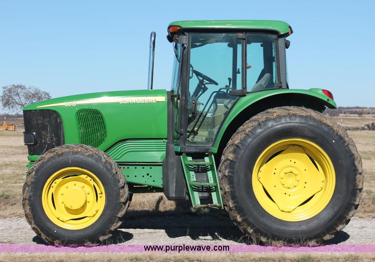image for item H5509 2007 John Deere 6615 MFWD tractor
