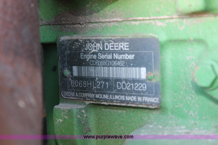 image for item H5509 2007 John Deere 6615 MFWD tractor