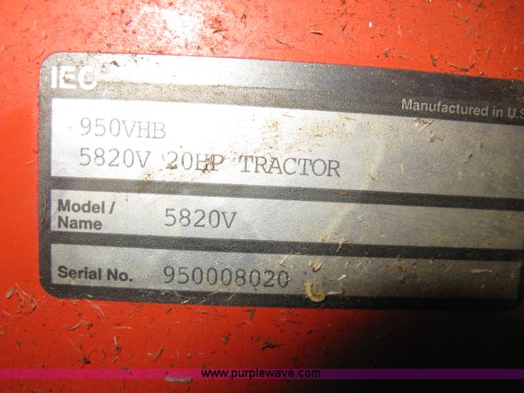 image for item H9351 2003 Ingersoll 5820V ZTR lawn mower