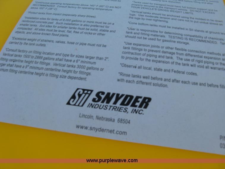 image for item H9394 Schaben 1,025 gallon nurse trailer