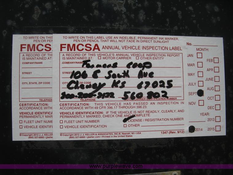 image for item H9408 1999 L&L gooseneck trailer