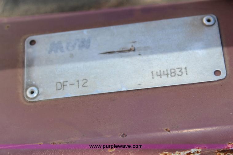 image for item I5937 M&W DF12 wheel rake