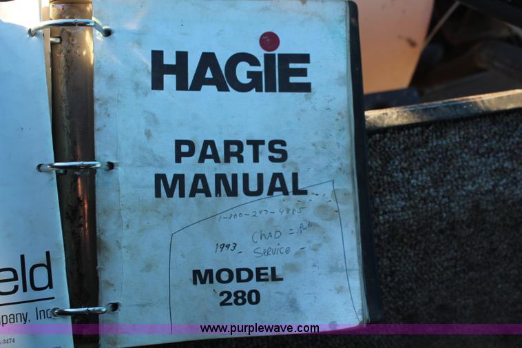 image for item I5961 1993 Hagie 280 self-propelled sprayer