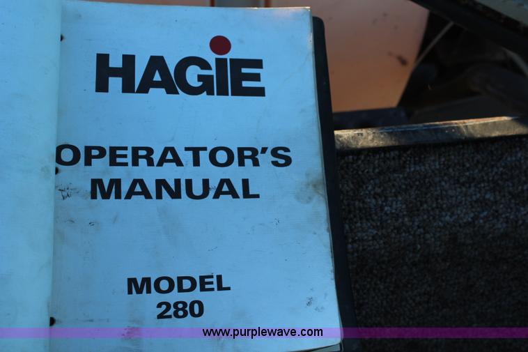 image for item I5961 1993 Hagie 280 self-propelled sprayer