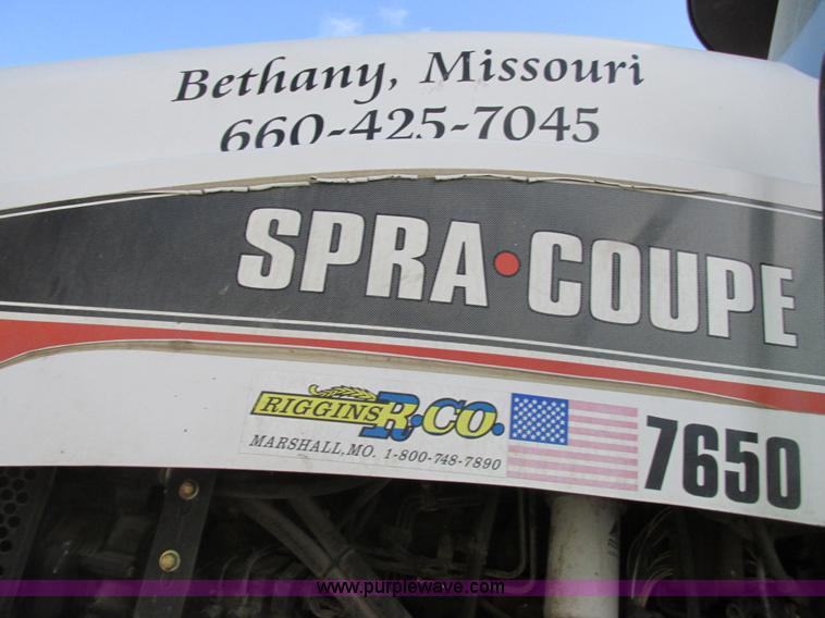 image for item I8876 2005 SpraCoupe 7650 self-propelled sprayer