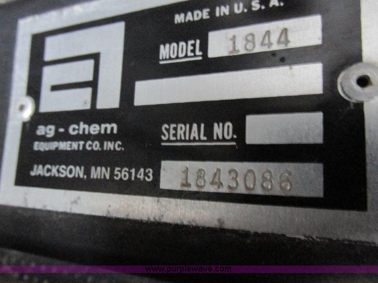 image for item I8877 1996 Ag-Chem TerraGator 1844 self-propelled applicator