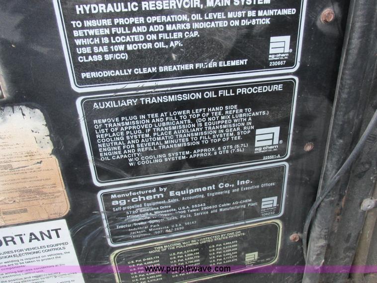 image for item I8877 1996 Ag-Chem TerraGator 1844 self-propelled applicator