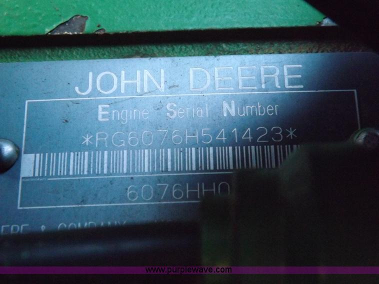 image for item K3033 1995 John Deere 9600 combine