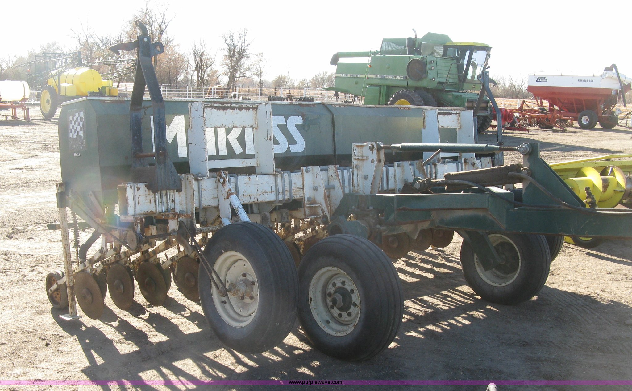Marliss soybean and grain drill in Kinsley, KS | Item H9348 sold