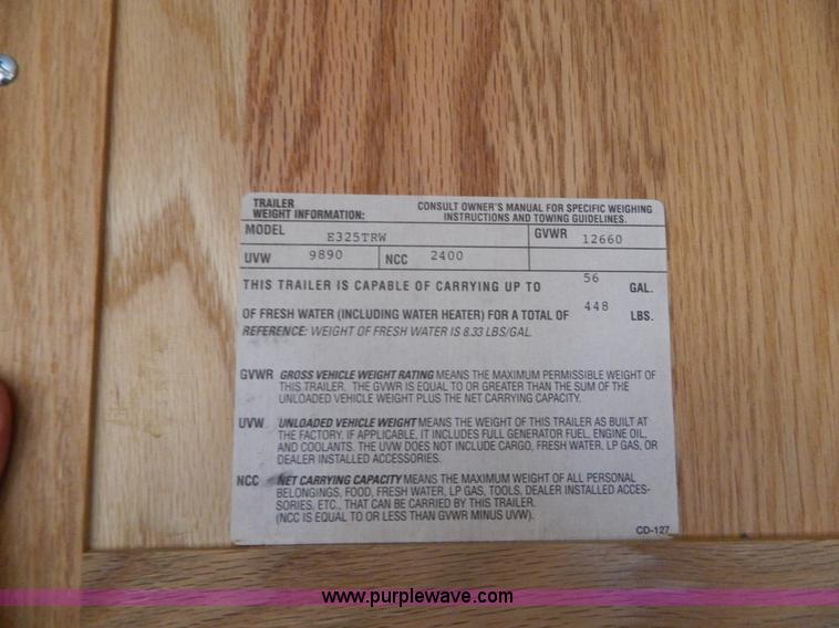 image for item AQ9438 1998 Ex-Cel E325TRW camper