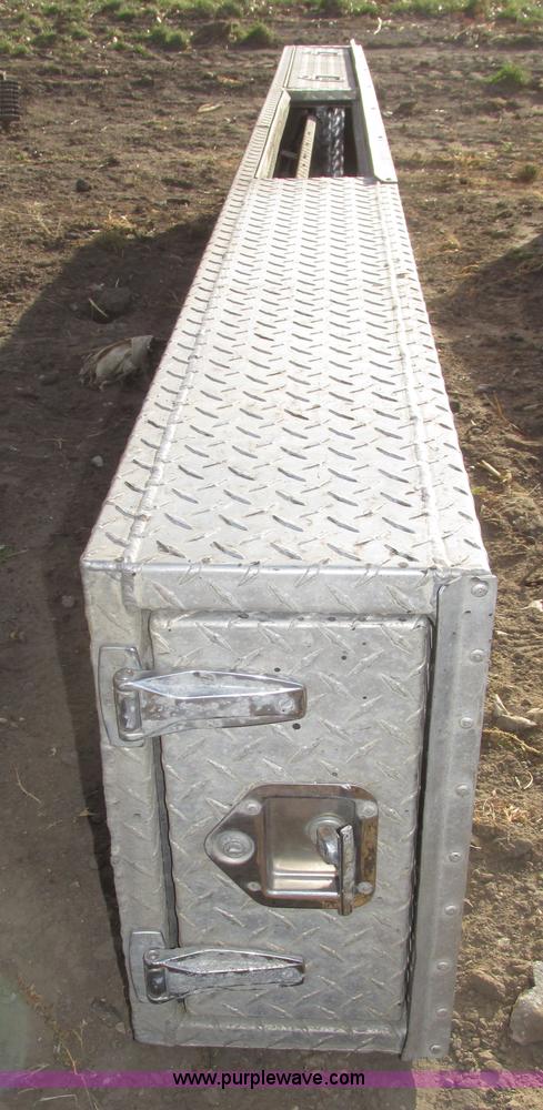 image for item AV9237 Assorted aluminum diamond plate truck boxes and accessories