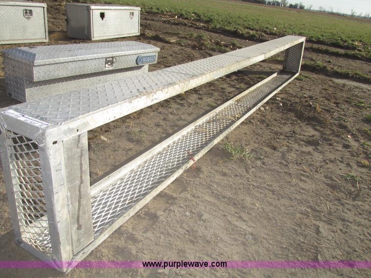 image for item AV9237 Assorted aluminum diamond plate truck boxes and accessories