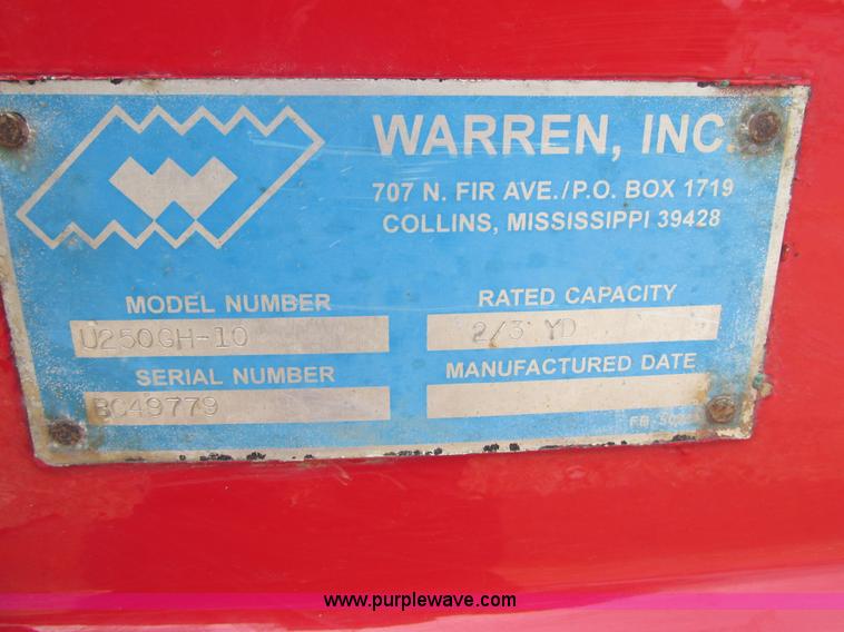 image for item AW9819 2001 Isuzu NPR dump truck