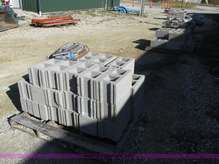 image for item AW9835 (57) concrete cinder blocks