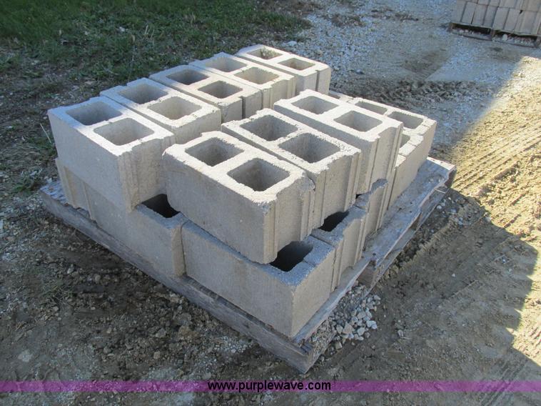 image for item AW9835 (57) concrete cinder blocks