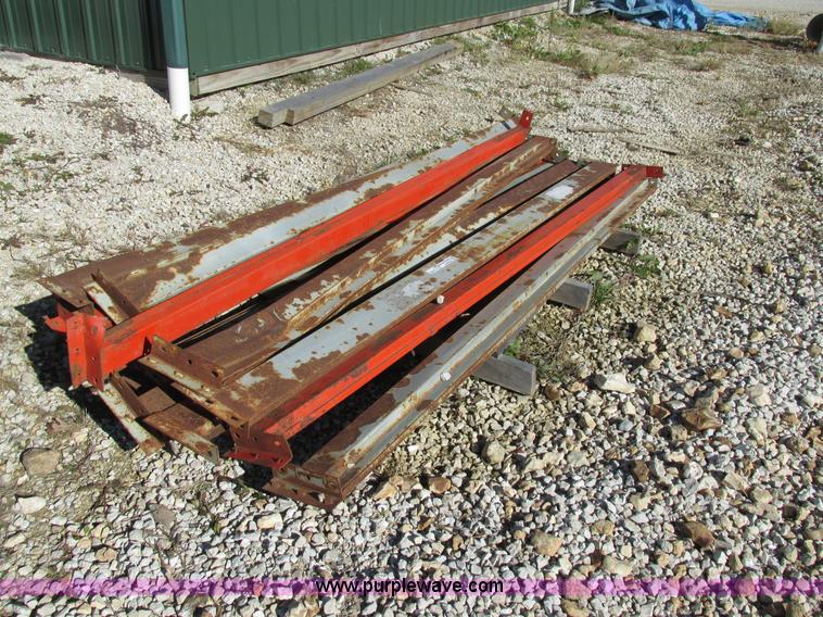 image for item AW9836 (14) 8' horizontal pallet racking