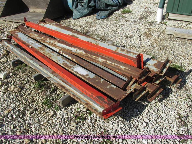 image for item AW9836 (14) 8' horizontal pallet racking