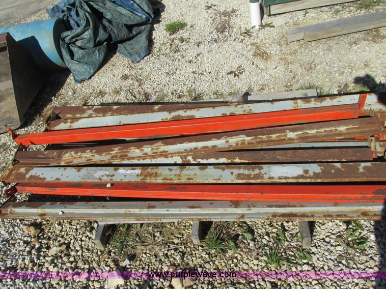 image for item AW9836 (14) 8' horizontal pallet racking