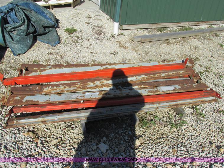 image for item AW9836 (14) 8' horizontal pallet racking