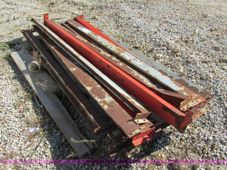 image for item AW9836 (14) 8' horizontal pallet racking