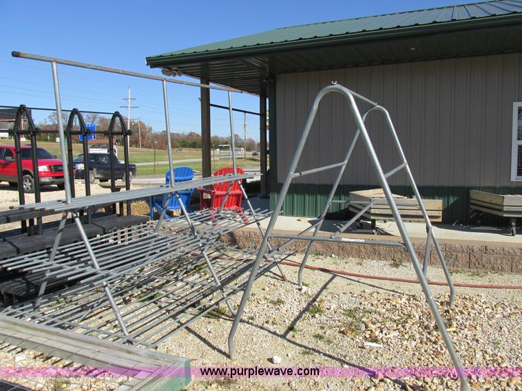 image for item AW9840 (2) commercial hanging plant racks