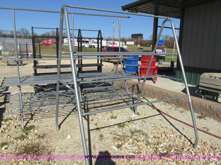 image for item AW9840 (2) commercial hanging plant racks