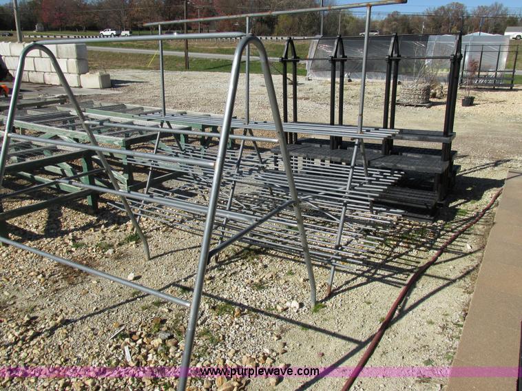 image for item AW9840 (2) commercial hanging plant racks