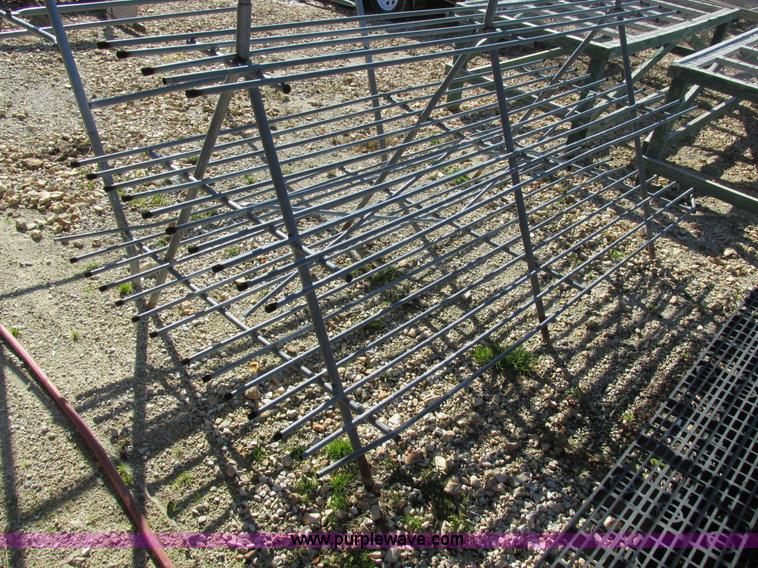 image for item AW9840 (2) commercial hanging plant racks