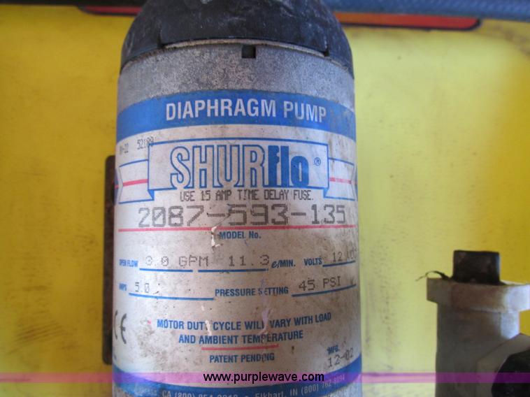 image for item AW9854 25 gallon spray pump and tank