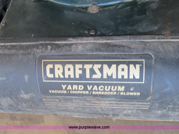 image for item AW9860 Craftsman yard vacuum