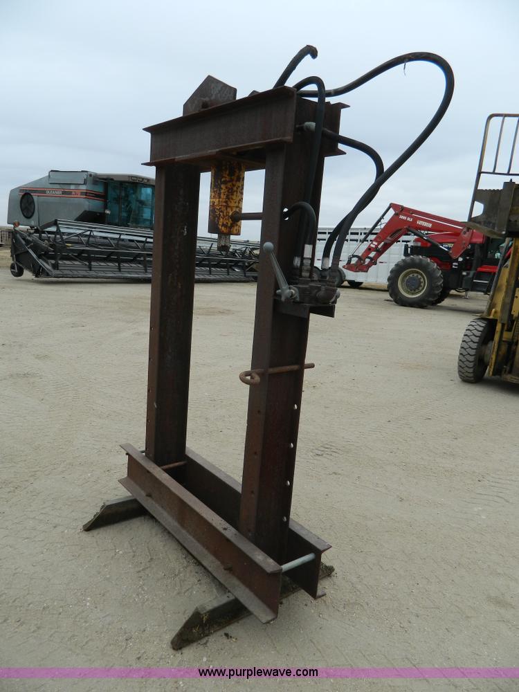 image for item AX9616 Shop built hydraulic press
