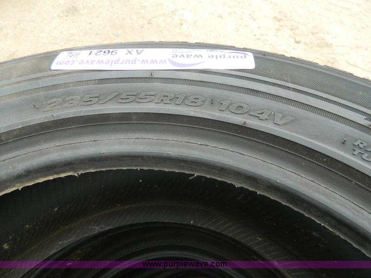 image for item AX9621 (4) Hankook 235/55R18 tires