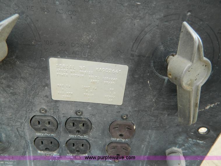 image for item AX9623 Miller Bobcat 225G generator/welder